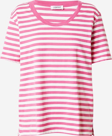 T-shirt ESPRIT en rose : devant