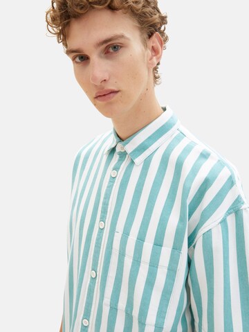 TOM TAILOR DENIM Regular fit Skjorta i grön
