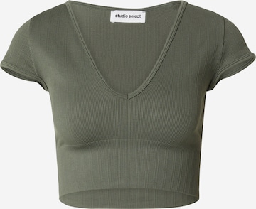 STUDIO SELECT T-shirt 'Ellen' i grön: framsida