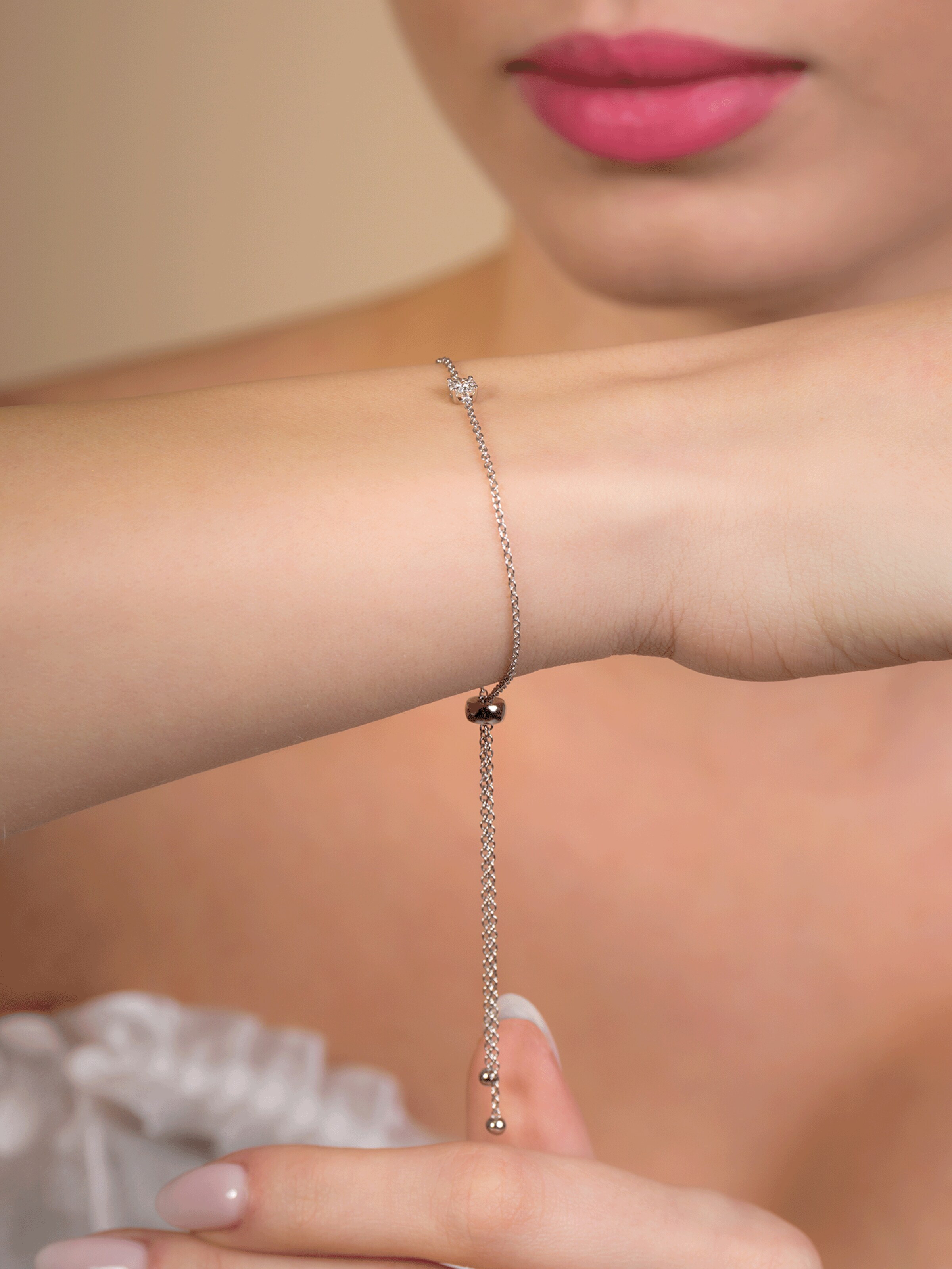 57emozioni - Pulsera 'Diamond' en plata
