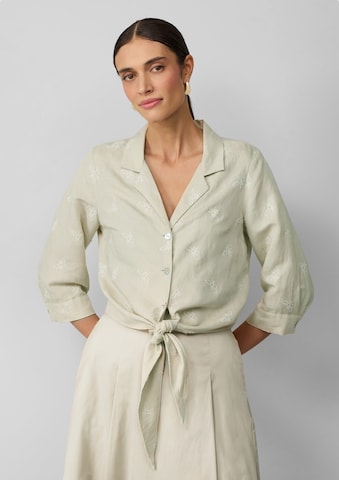 s.Oliver BLACK LABEL Blouse in Beige: voorkant