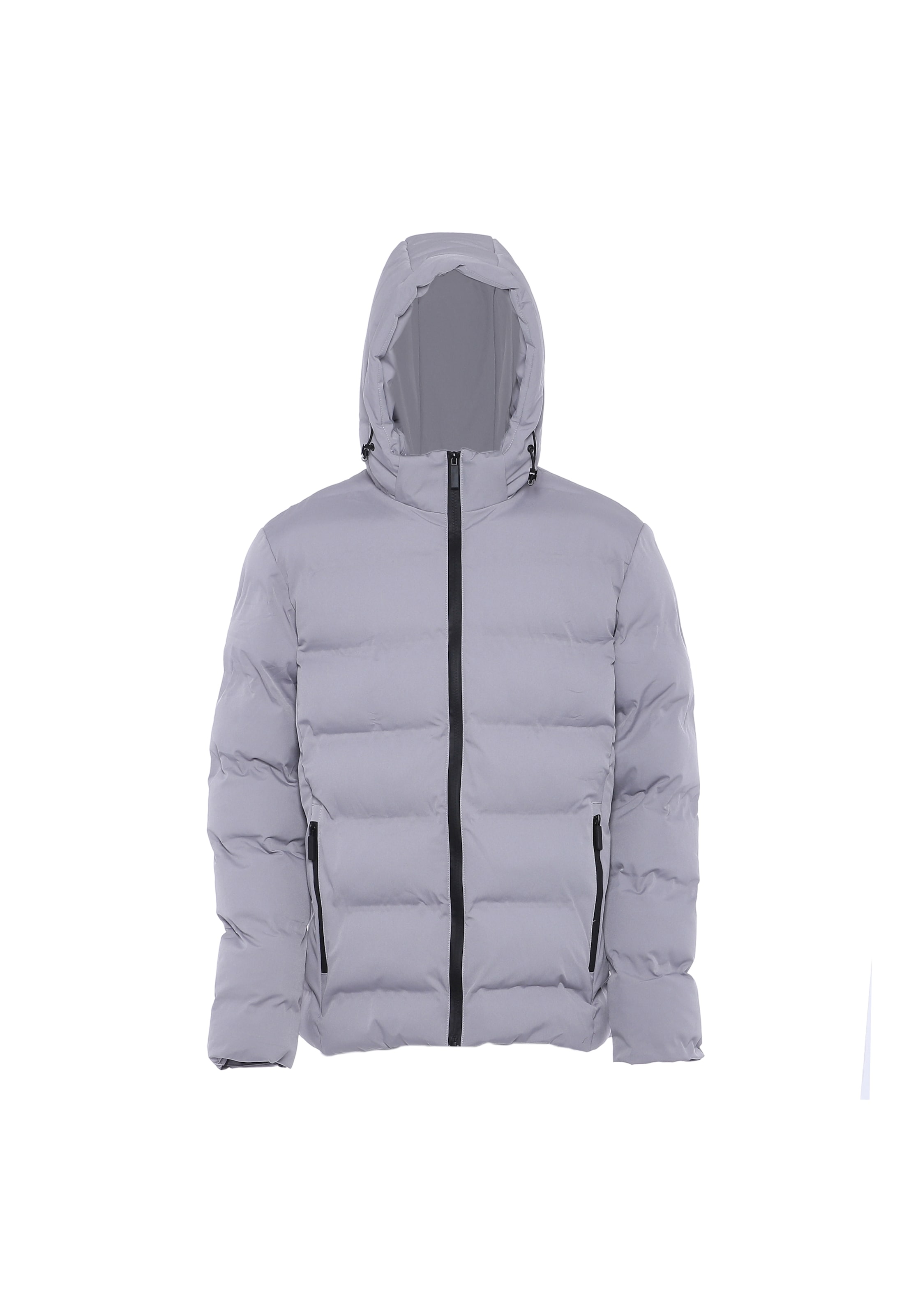 Yuka Jacke in Grau: Vorderseite