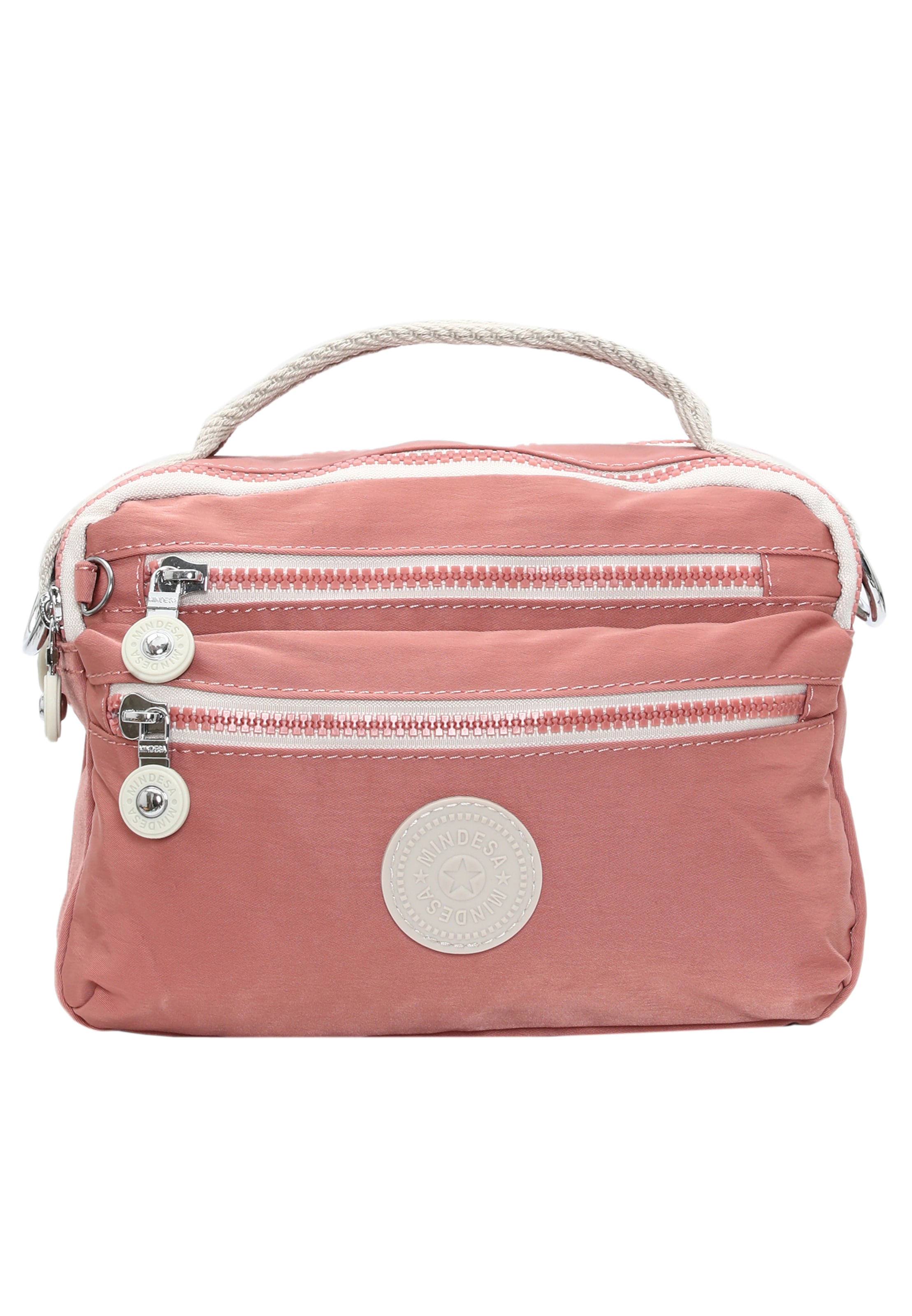Mindesa - Mala de ombro em rosa: frente
