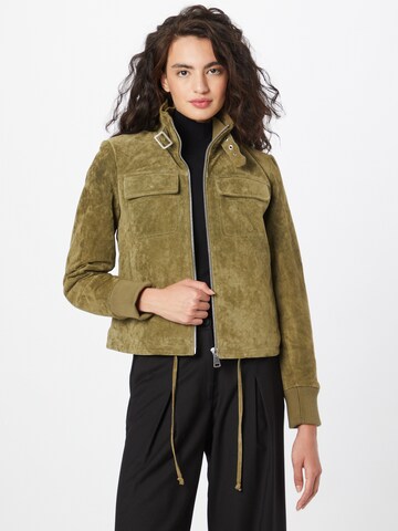 FREAKY NATION Between-Season Jacket 'Helin' in Green: front