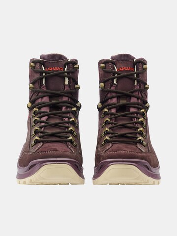 LOWA Boots in Red