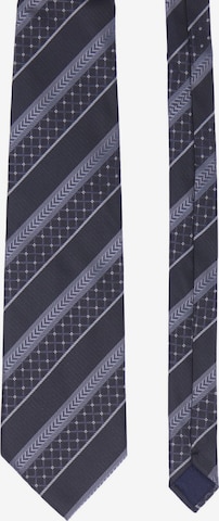 UNBEKANNT Seiden-Krawatte in One Size in Silber: front