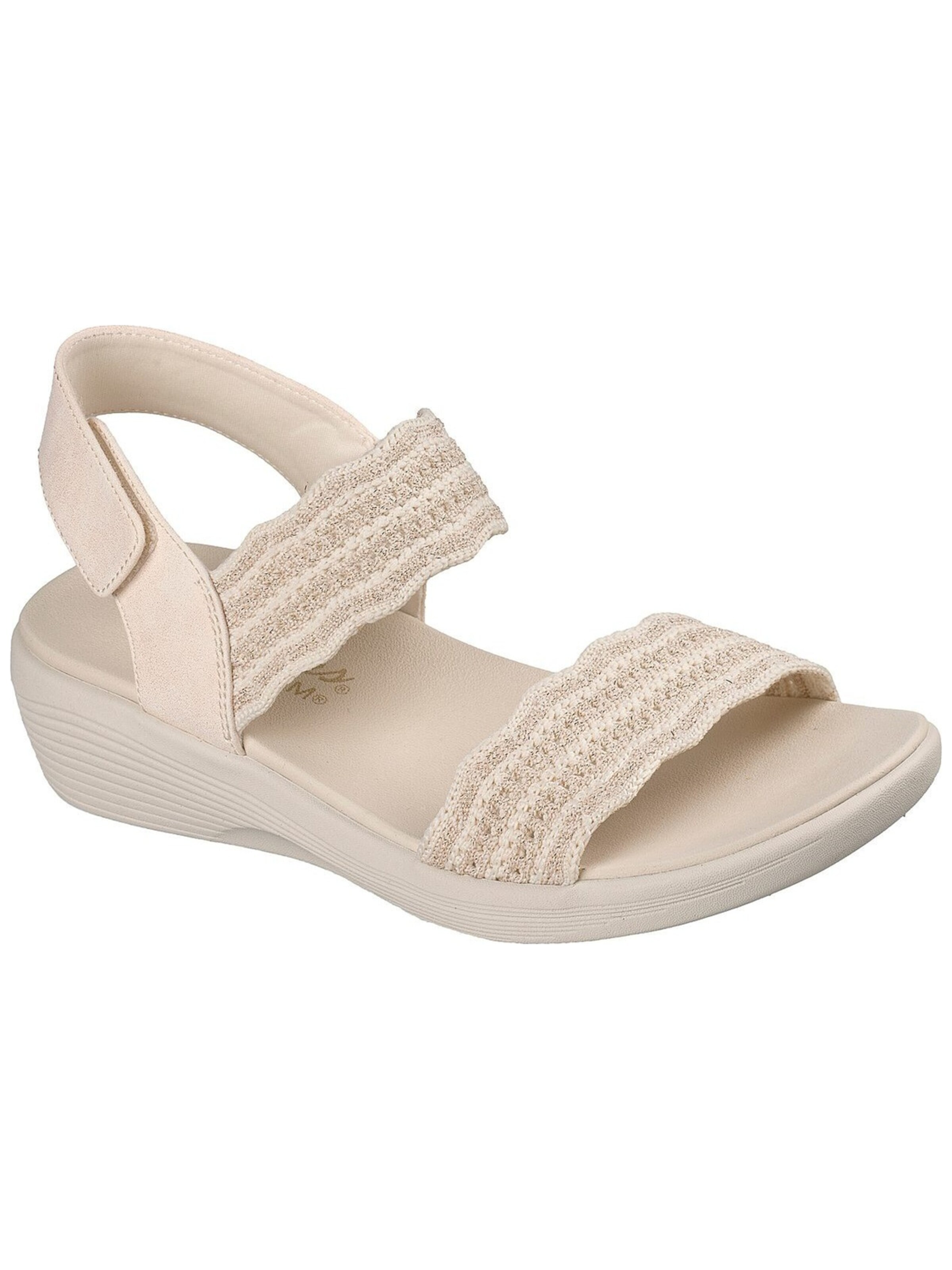SKECHERS Sandaal 'Arya - Favorite Finds' in Grijs: voorkant