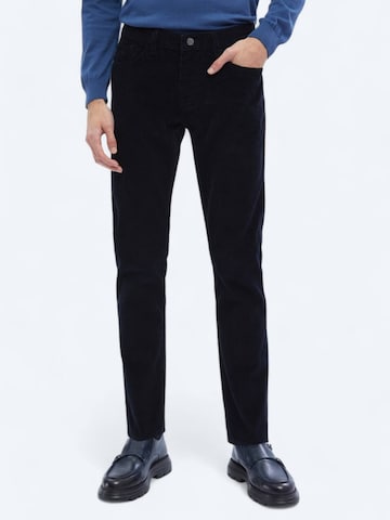 KİP Slimfit Kalhoty – modrá