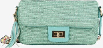 IZIA - Bolso de hombro en azul: frente