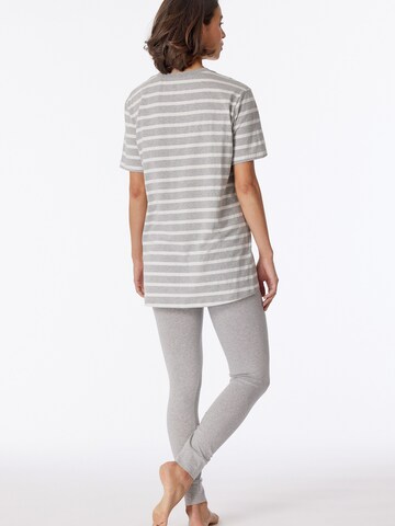 SCHIESSER Pajama ' Casual Essentials ' in Grey