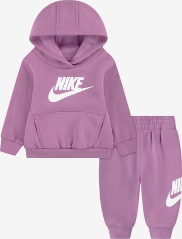 Nike Sportswear Joggingpak 'CLUB FLEECE' in Lila: voorkant