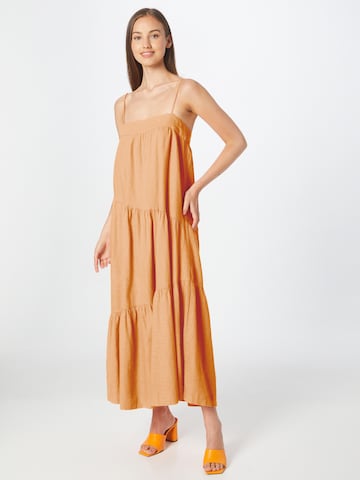 Robe d’été Abercrombie & Fitch en orange : devant