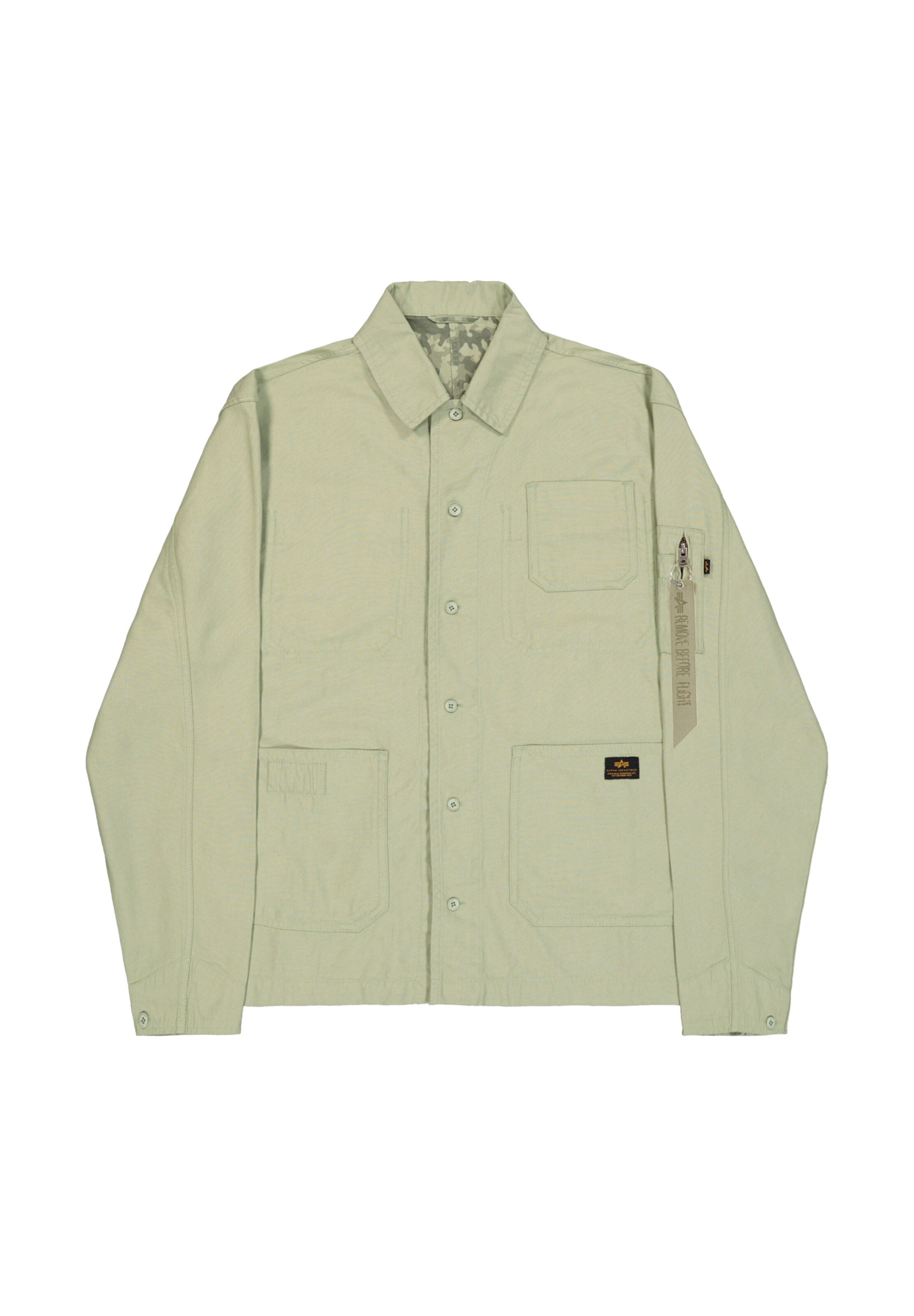 ALPHA INDUSTRIES Φθινοπωρινό και ανοιξιάτικο μπουφάν σε πράσινο