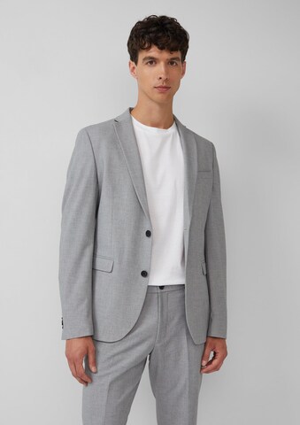 Coupe slim Veste de costume ' S.OPURE ' s.Oliver en gris : devant