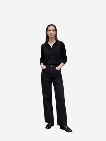 My fashion Wide leg Jeans in Black: front