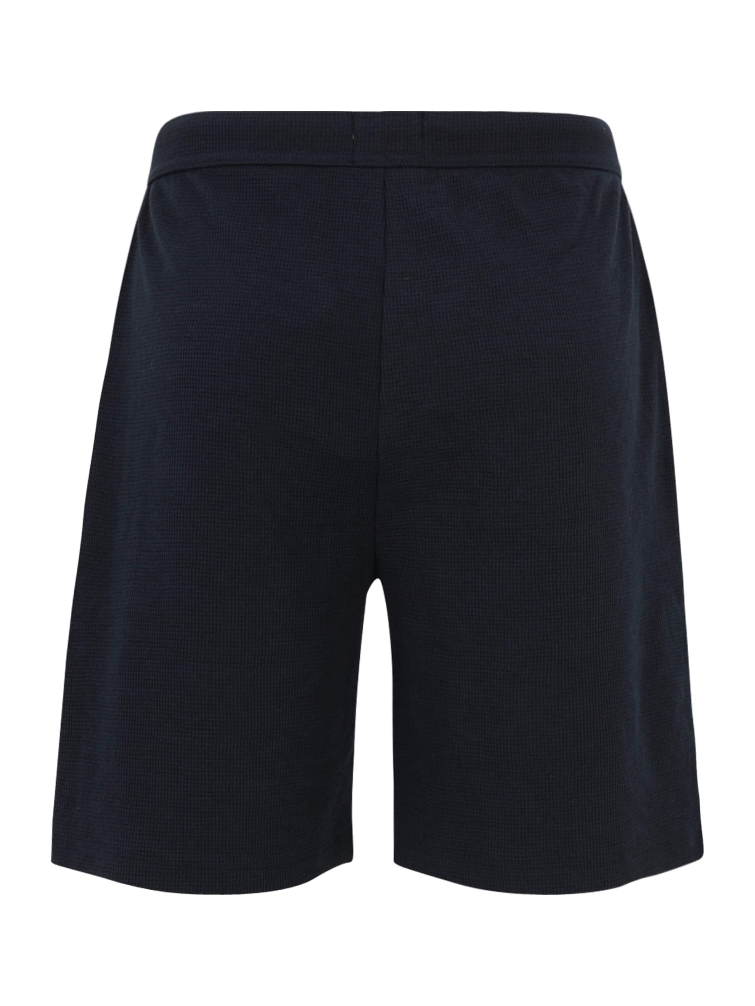 juoda BOSS Laisvas Pižaminės kelnės