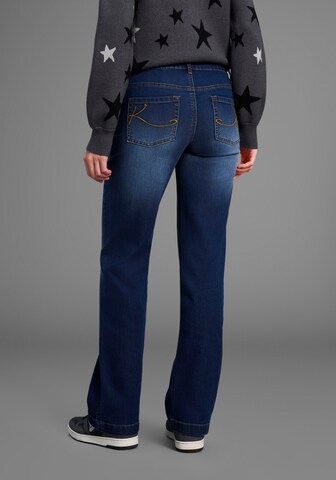 KangaROOS Wide Leg Jeans in Blau