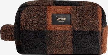 Wouf Toiletry Bag in Brown: front