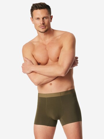 SCHIESSER Boxer shorts ' Modern Bonded ' in Green