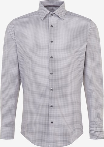 Coupe slim Chemise business SEIDENSTICKER en gris : devant