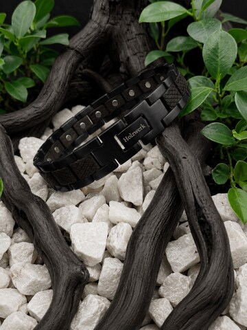 Holzwerk - Pulsera 'PARKSEE' en negro