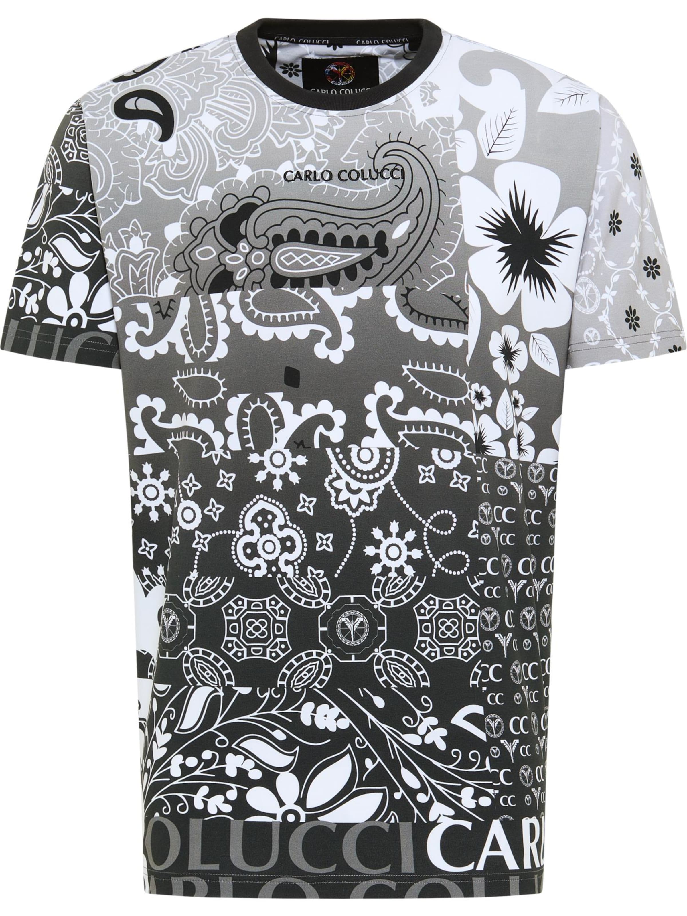 Carlo Colucci Shirt 'De Carli' in Grijs: voorkant