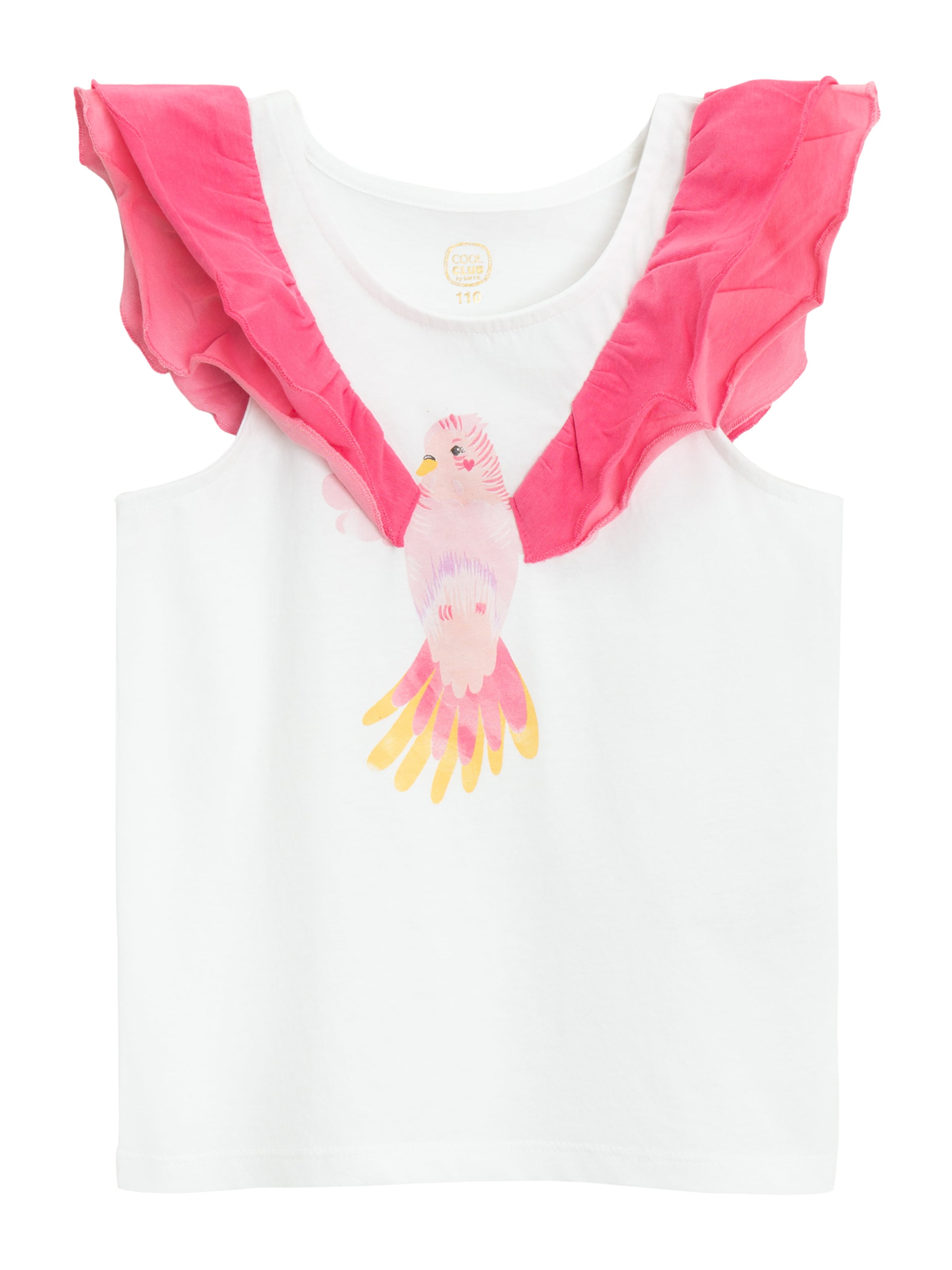 Tricou de la Cool Club pe alb: față