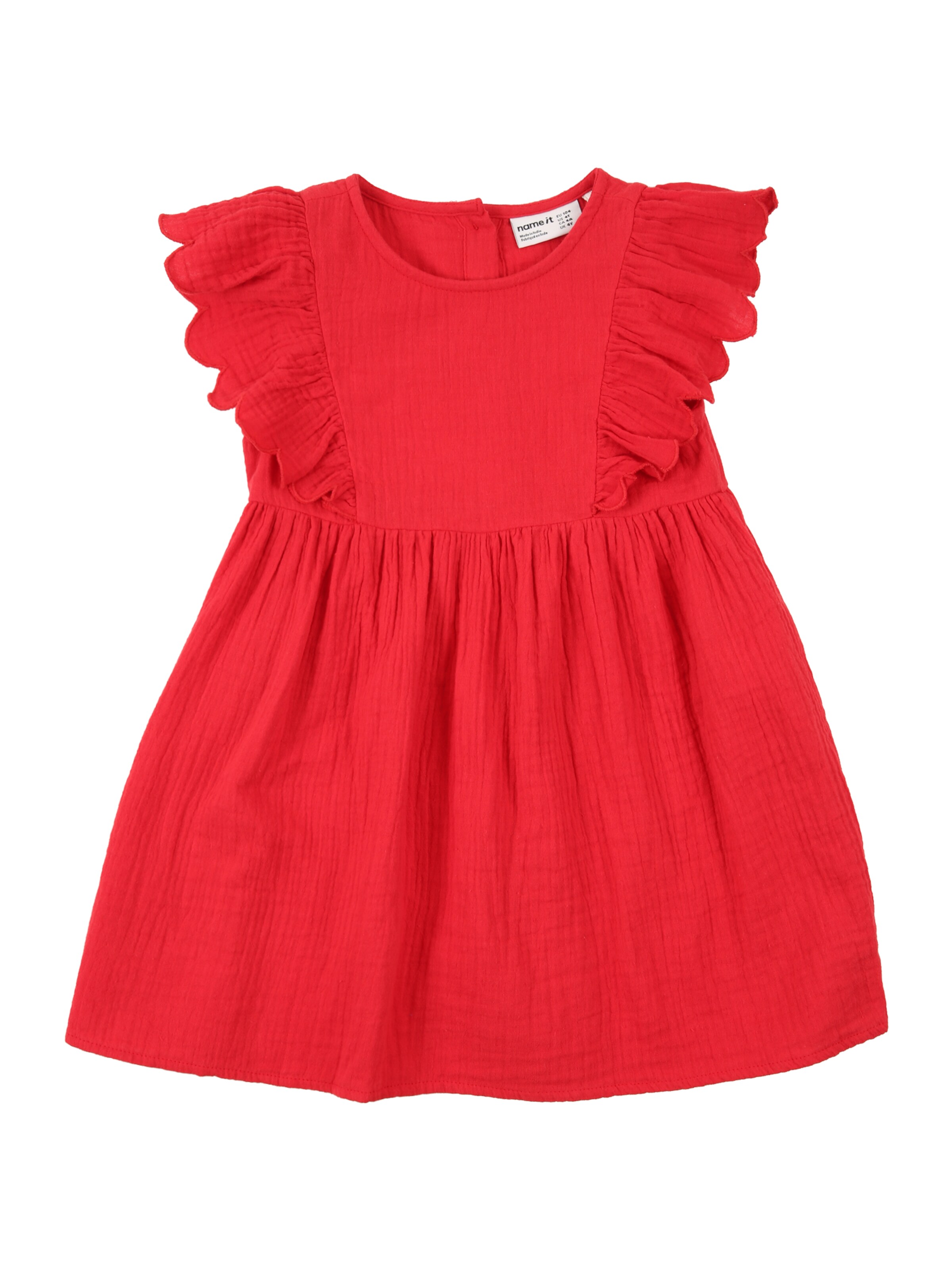 NAME IT Jurk 'NMFJULITA' in Rood: voorkant