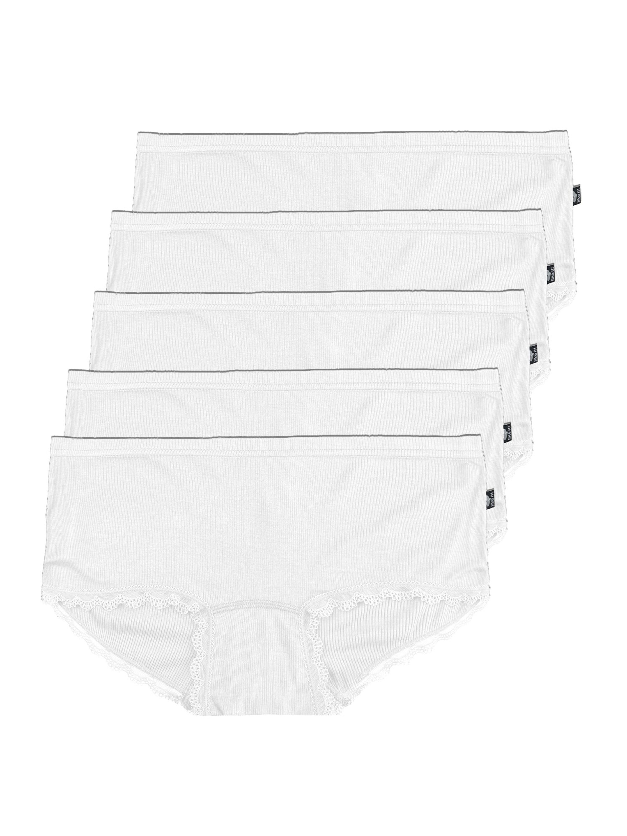 like it! Panty 'Jessy'‌‌‌‌‌‌‌‌‌ in Weiß: Vorderseite