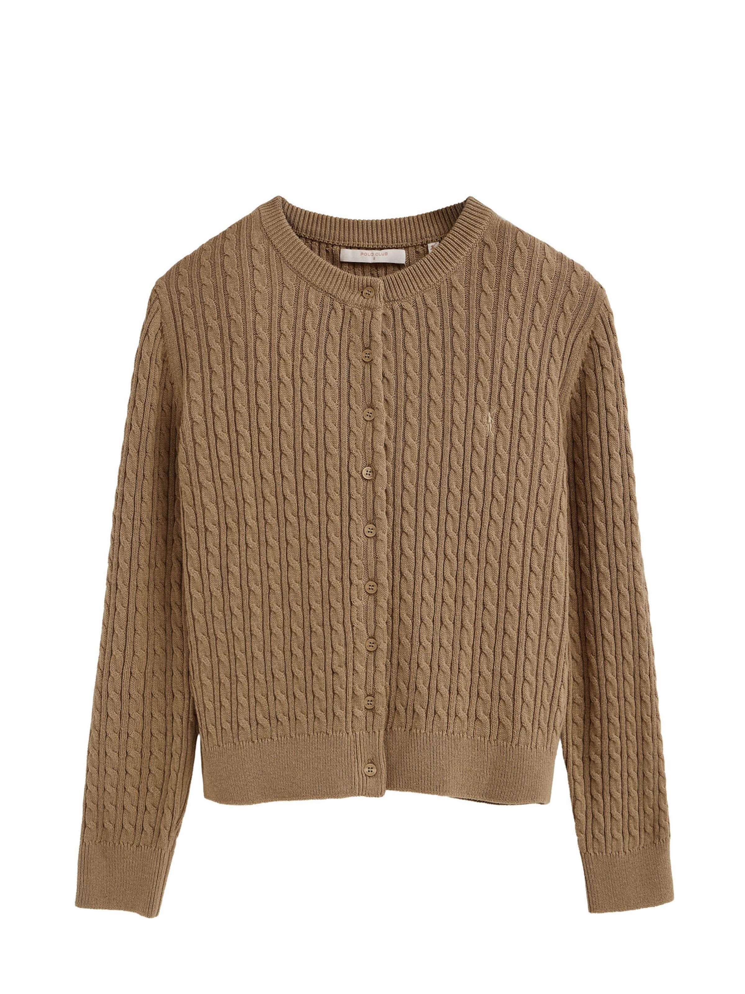 Polo Club Pullover in Braun: Vorderseite