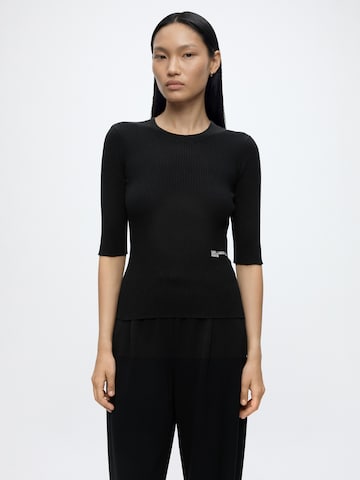 Pull-over KARL LAGERFELD JEANS en noir : devant