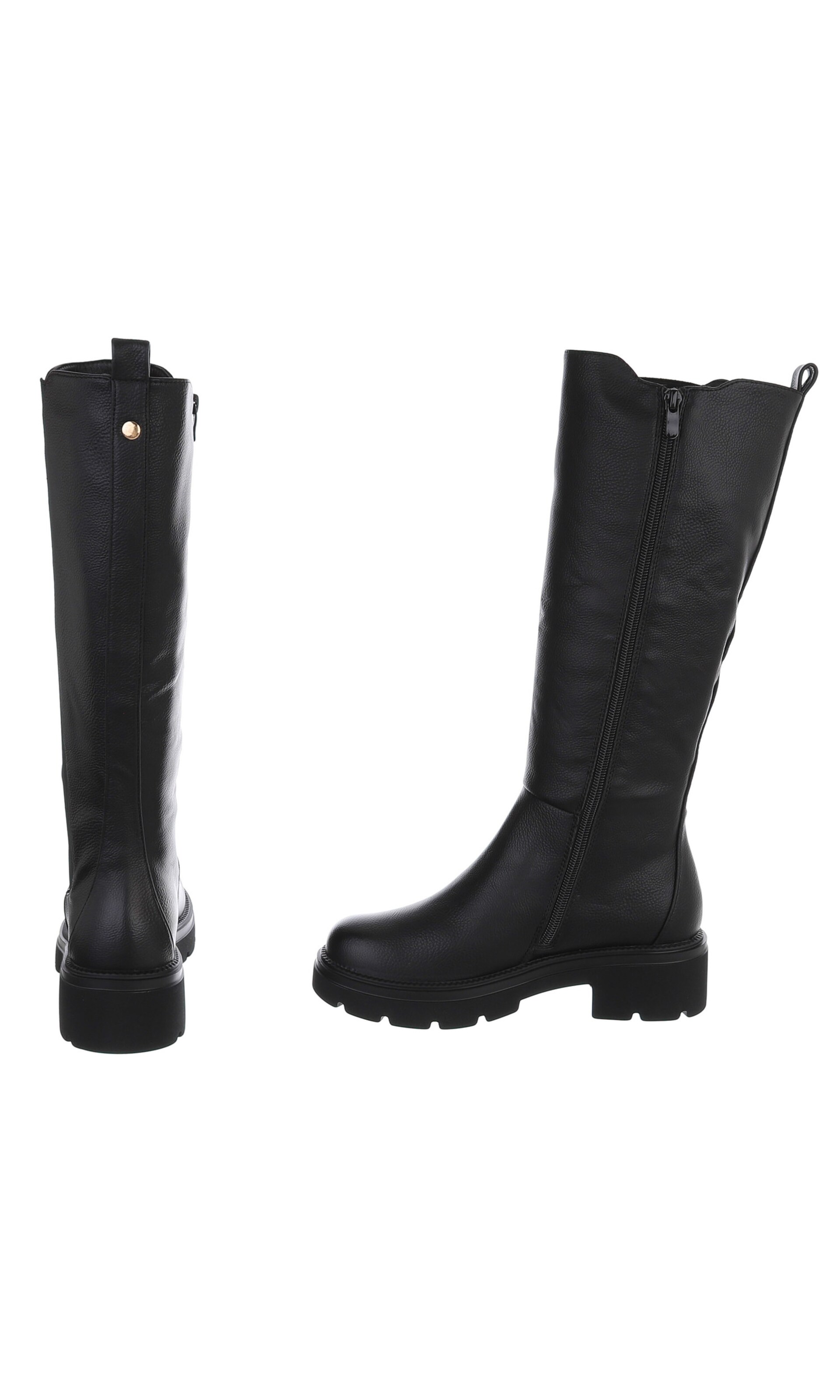 Ital-Design Stiefel in Schwarz