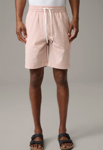 STRELLSON Regular Shorts 'Kaji' in Rot: predná strana