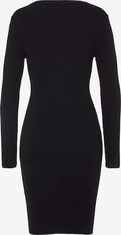 BUFFALO Stickad klänning i svart