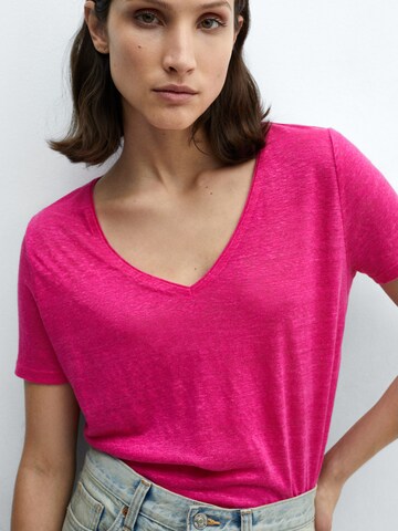 MANGO Shirt 'LINITO' in Roze