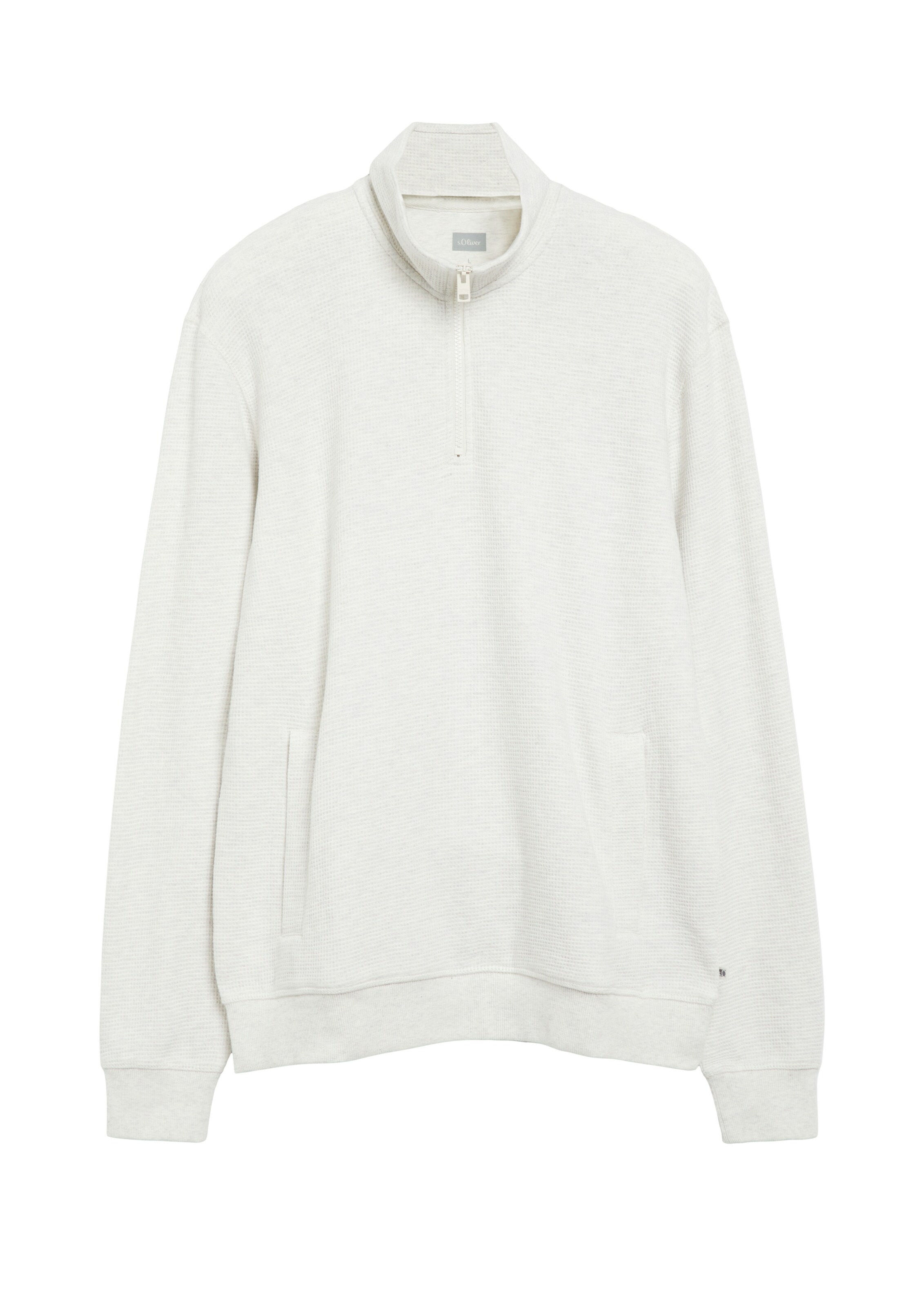 s.Oliver Sweatshirt in White: front