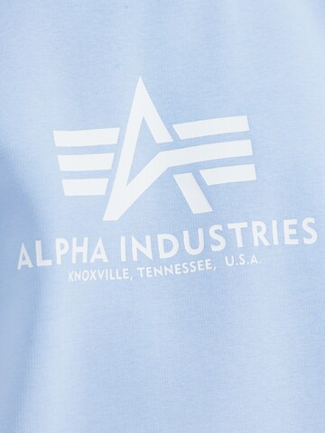 ALPHA INDUSTRIES Sweatshirt 'Basic Logo' in Blue