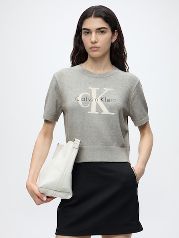 Calvin Klein Jeans Pulover | siva barva