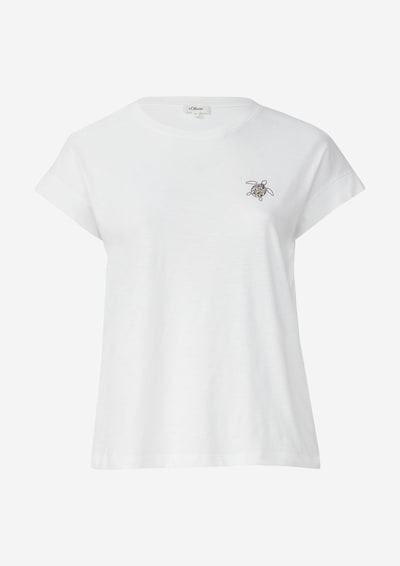 s.Oliver T-Shirt in weiß, Produktansicht