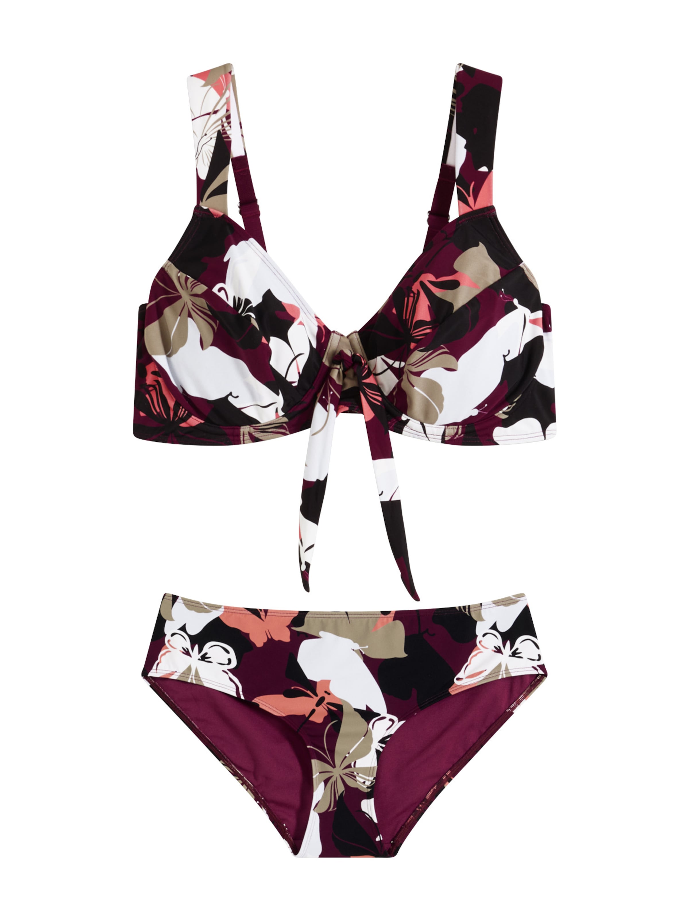bonprix Minimizer Bikini in Lila: voorkant