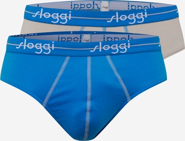 Slip 'men Start' di SLOGGI in blu: frontale