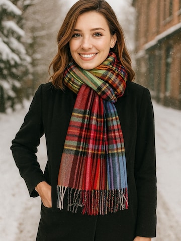 COLLEZIONE ALESSANDRO Scarf 'Multi' in Red: front