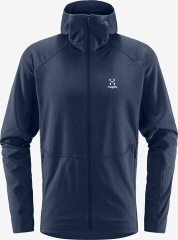 Haglöfs Athletic Fleece Jacket 'Skuta' in Blue: front