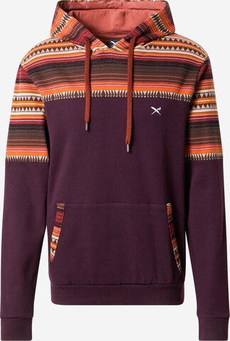 Sweat-shirt 'Vintachi Block' Iriedaily en violet : devant