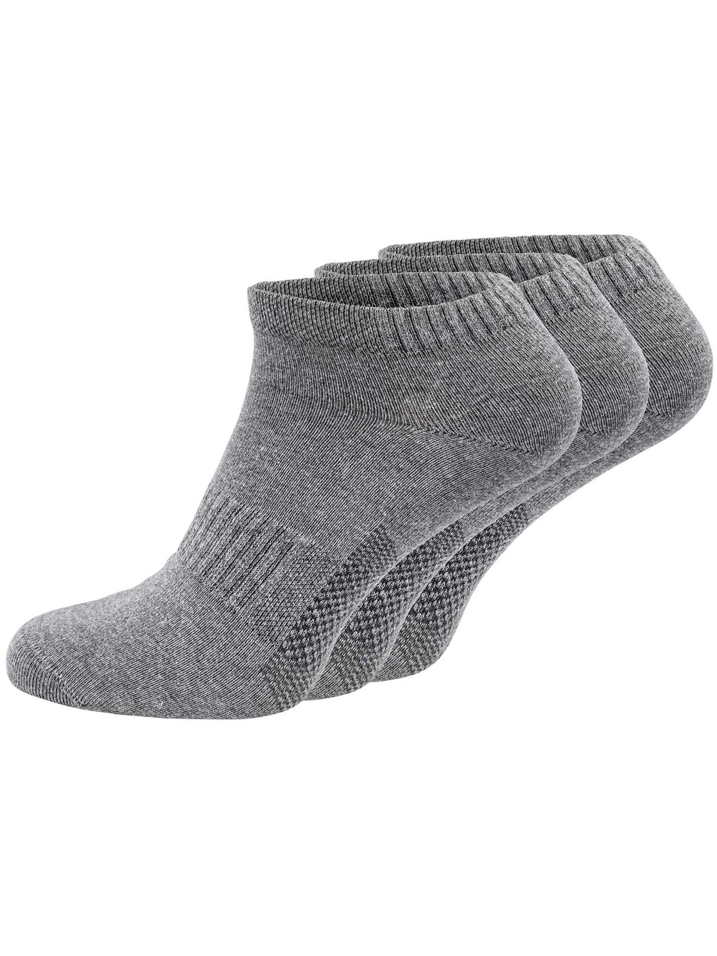 GIESSWEIN Füßlinge in Grau: Vorderseite