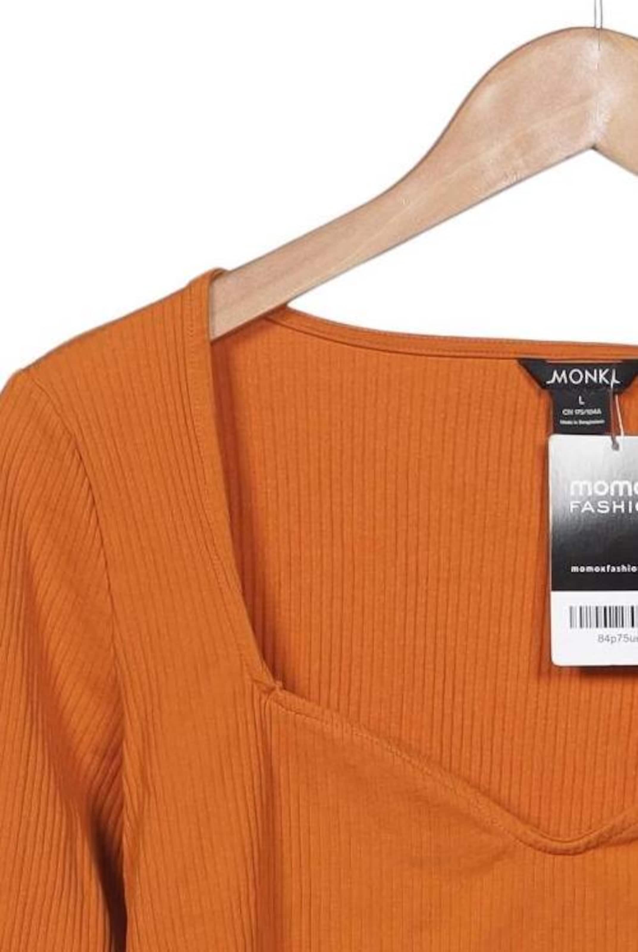 Monki Langarmshirt 8XL in Orange
