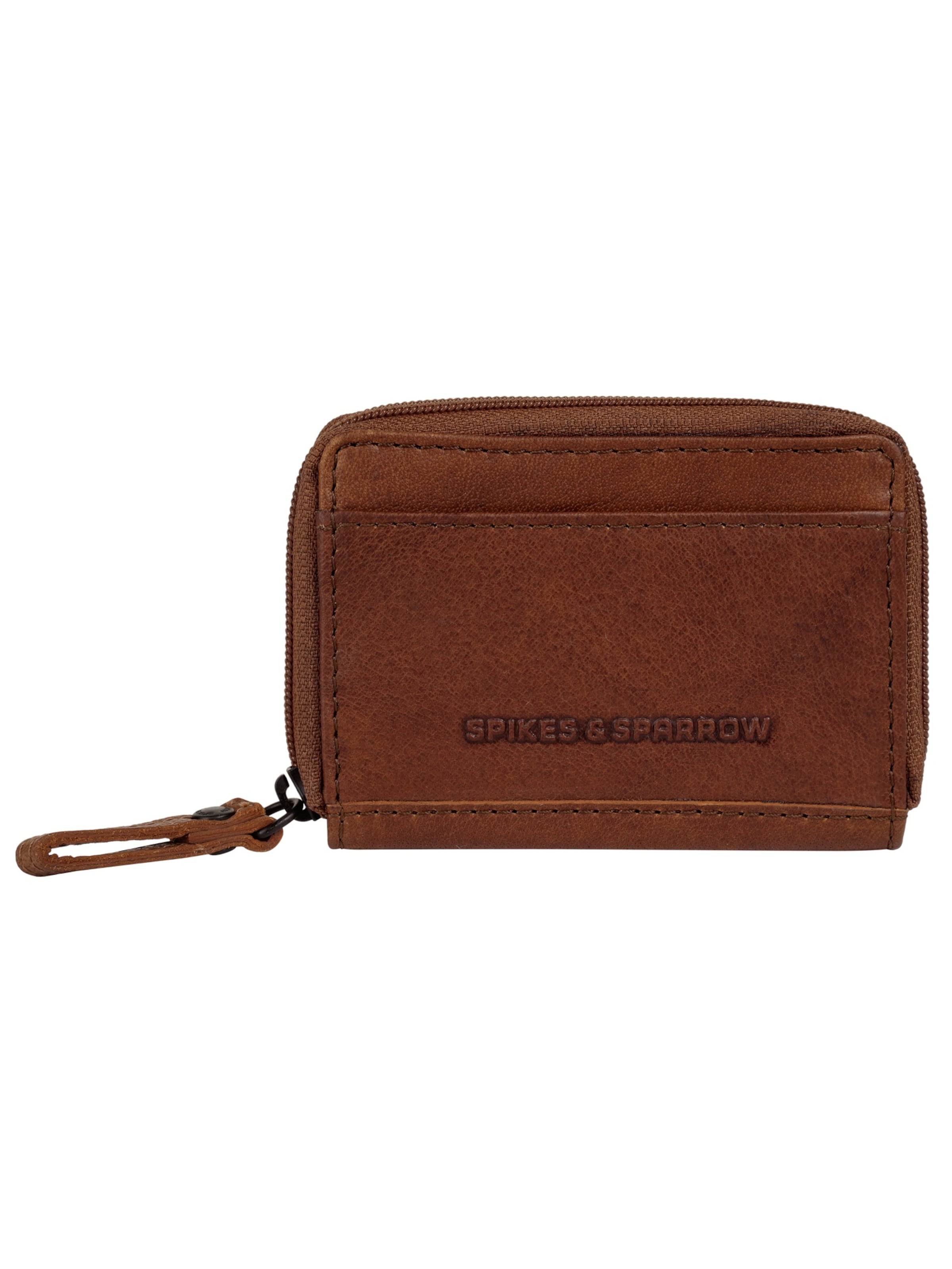 Spikes & Sparrow Portemonnaie 'Spikes & Sparrow' in Braun: Vorderseite