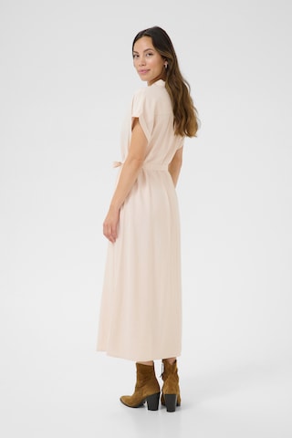 Cream Shirt dress 'June' in Beige