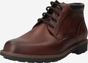 LLOYD Lace-up boots 'Varley' in Brown: front