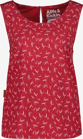 Camicia da donna 'Giulia' di Alife and Kickin in rosso: frontale